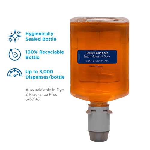 Pacific Blue Ultra Gentle Foam Hand Soap Refills For Manual Dispensers, Citrus Scent, 1200 ml